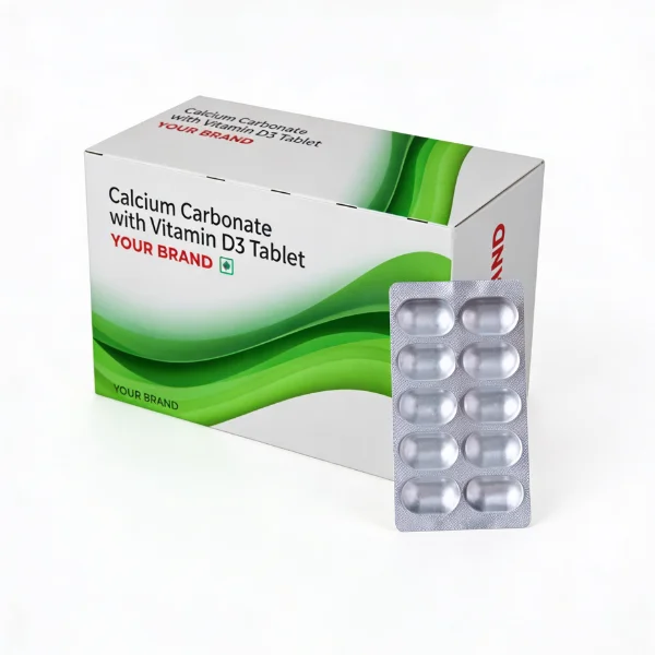 Calcium Carbonate  with Vitamin D Tablets.