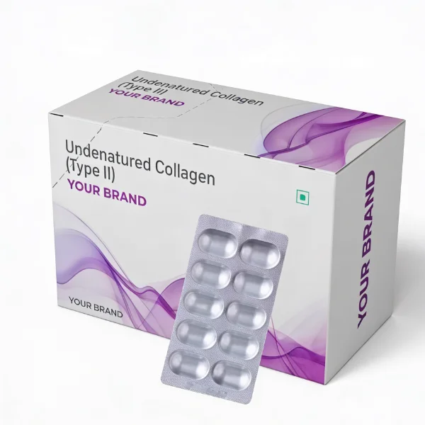 Undenatured  Collagen II Capsule.