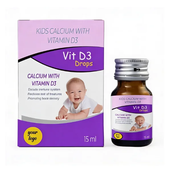 Kids Calcium with Vitamin D3 Drop and Syrup.