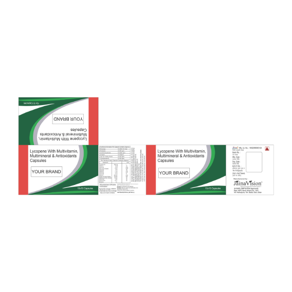 Lycopene With Multivitamin, Multimineral & Antioxidants Capsules®
