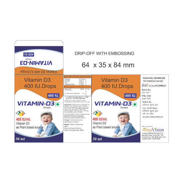 Vitamin D3 400 IU Drops